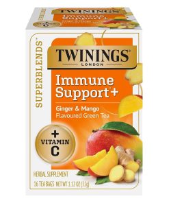 Twinings Superblends Immune Support Herbal Tea 16 Tea Bags Pack of 1