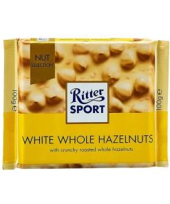 Ritter Sport White Whole Hazelnuts (100g)