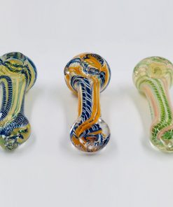 3.5″ Clear W Asst Swirl Spoon
