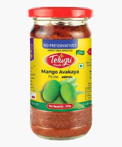 Alternative view of Telugu Foods Mango Avakaya Mango Pickle with Garlic 300gm