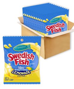 Candy swedish fish LEMONADE PEG 12ct 2.6lb