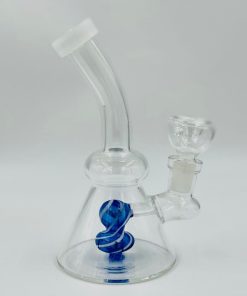 5.5″ Mini Striped Beaker Bong