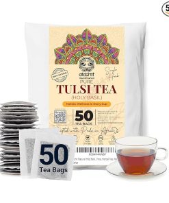 Alternative view of 50 Holy Basil Tea Bags Pure Holy Basil Tulsi Tea 100% Natural Holy basil Leaves