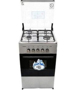 Scanfrost 4-Burner Gas Cooker CK-5400 NG – Silver
