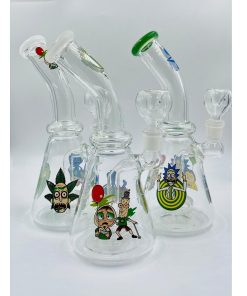 Alternative view of 8″ Conical Base W/Ricky & Morty