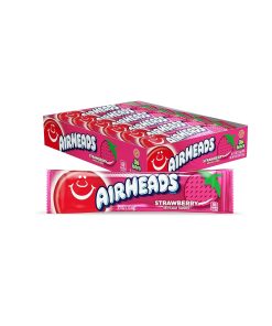 Alternative view of Airheads Candy, Strawberry Flavor, Individually Wrapped Full Size Bars, 0.55 Oz Each, Pack of 36