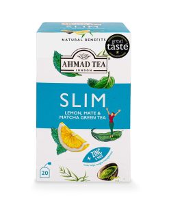 Alternative view of Ahmad Tea Green Tea Lemon Mate & Matcha Slim Natural Benefits Teabags 20 Teabags Pack of 1