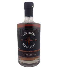 San Diego Distillery Bourbon Barrel Blend Private Cask Single Barrel Select Finished in Maple Syrup Barrels