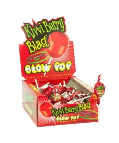 Alternative view of Charms Kiwi Berry Blow Pops Lollipops 48pc Box