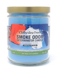 Clothesline Fresh – Smoke Odor Exterminator Candle 13oz