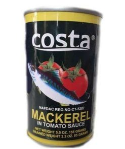 Alternative view of Costa Mackrel In Tomato Sauce 155g