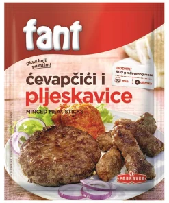 Alternative view of Fant Cevapcici i Pljeskavice Minced Meat Sticks 40gr