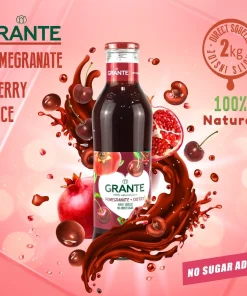 Alternative view of GRANTE 100% Natural Pomegranate + Cherry JUICE 750ML