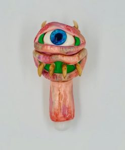 Alternative view of Glass Monster Themed Hand Pipe