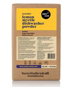 Alternative view of SimplyClean Lemon Myrtle Dishwasher Powder Box 5KG **