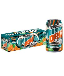 Mountain Dew Baja Cabo Citrus LTO Can 12oz/12pk X 2 (24pk)