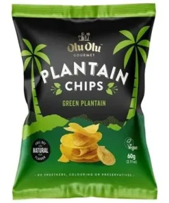 Alternative view of OLU OLU PLANTAIN CHIPS GREEN PLANTAIN 60G