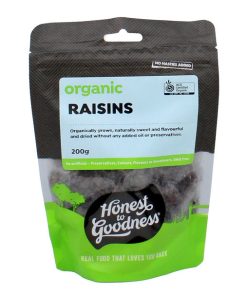 Alternative view of Organic Raisins 200g **