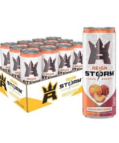 Alternative view of Reign Storm Peach Nectarine Energy Drink 12oz/12pk