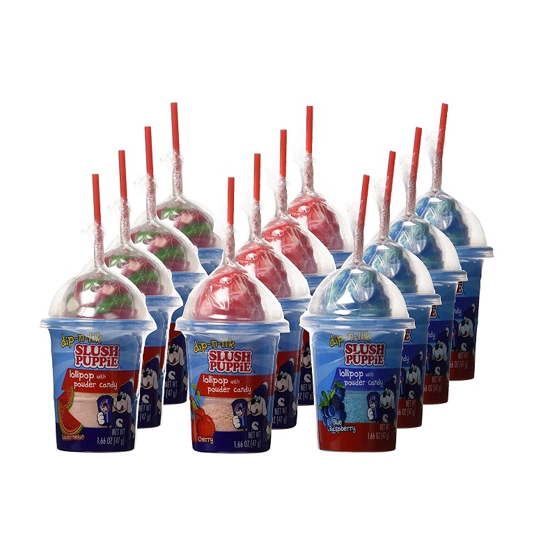 Slush Puppie Dip N Lick Lollipop Candy 12ct - Image 2