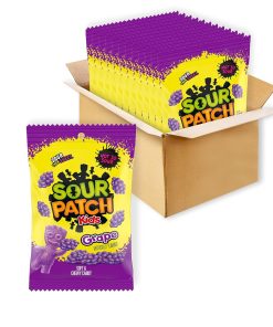 Alternative view of SOUR PATCH KIDS Soft & Chewy Candy, Grape Flavor, 3.5 oz each, Pack of 12