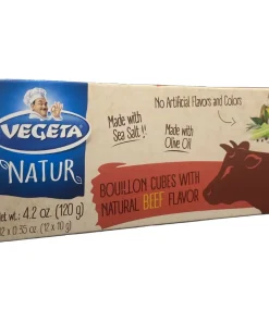 Alternative view of Vegeta Natur Bouillon Cubes with Natural Beef Flavor 120gr