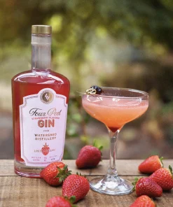Watershed Limited Release Four Peel Strawberry Flavored Gin