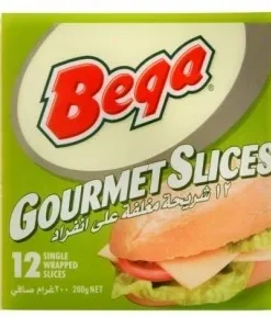 Alternative view of Bega Gourmet Slice Cheese- 200gm (12 Slices)
