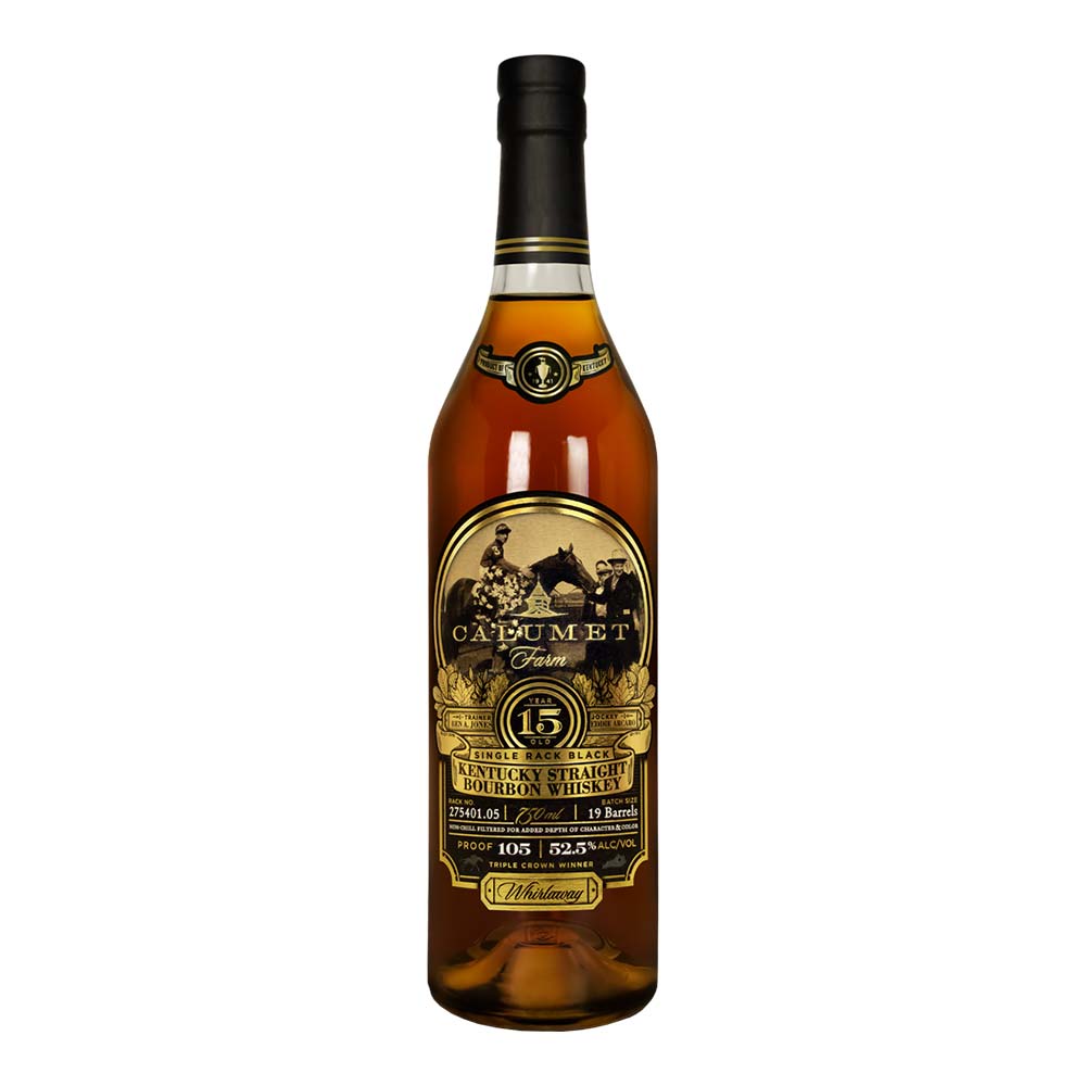Calumet Farm Single Rack Black 15 Year Old Kentucky Straight Bourbon Whiskey - Image 2