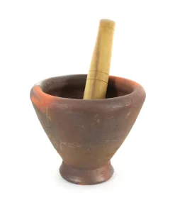 Alternative view of Mortar & Pestle Clay 9″