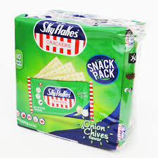 SKYFLAKES Biscuits ONION&CHIVES-10’s Single Pack