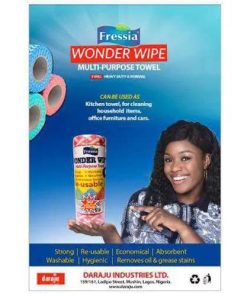 Alternative view of Fressia Wonder Wipe M/Purpose Towel Heavy Duty – 50’s