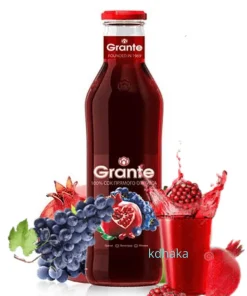 GRANTE 100% Natural Pomegranate + Grape JUICE 750ML
