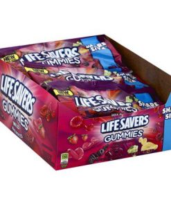 Lifesavers Gummies Wild Berries Share Size 15 Count 4.2 Ounce Bags Tray