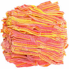 Dorval Sour Power Belts Strawberry Banana 6.6 Pound Bulk