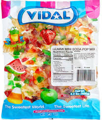 Alternative view of Vidal Gummi Soda Pop Mix 2.2 Lb Bag Bulk