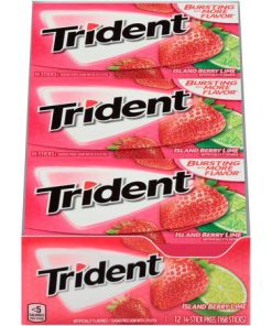 Alternative view of Trident 12 Ct 14 Sticks Island Berry Lime Gum Tray