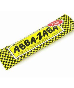 Anabelle Abba-Zaba Peanut Butter Taffy Candy 24 Count 0.48 Ounce Tray