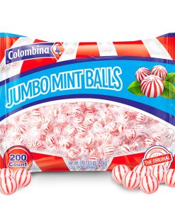 Colombina Jumbo Peppermint Balls Wrapped 200 ct