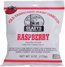 Alternative view of Claeys Raspberry Hard Candies 12 Count 6 ounce