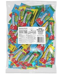 Airheads Mini Sour Bars Assorted Flavors 5 Pound Bag Bulk