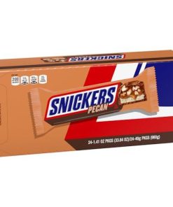 Snickers Pecan Milk Chocolate 24 Count 1.41 Ounce