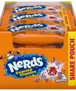 Nerds Halloween Spooky Gummy Clusters Candy 3oz 12ct Tray