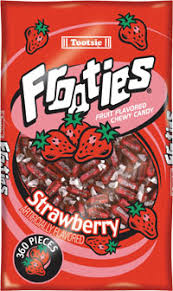 Alternative view of Tootsie Rolll Frooties Chewy Candy Strawberry 2.42 Pound Bag Individually Wrapped