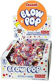 Alternative view of Charms Cherry Blow Pop 48 Count Tray