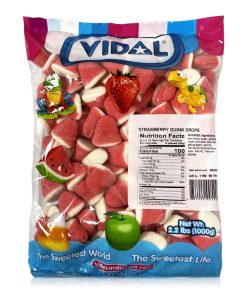 Vidal 2.2 Lb Strawberry Drops Gummi Bulk