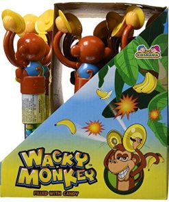 Kidsmania 12 Ct 0.42 Oz Wacky Monkey Candy Filled Toys