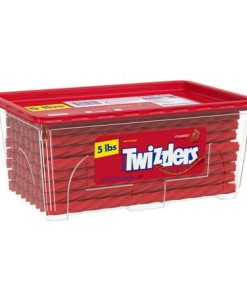 Twizzlers Twists Strawberry 5 Lb Bulk Tub Unwrapped