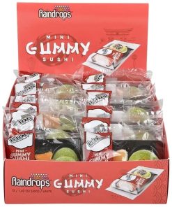 Alternative view of Fun Express Raindrops Mini Gummy Sushi 12 Ct 1.4 Oz
