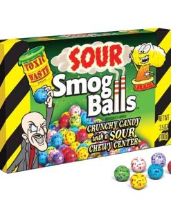 Alternative view of Sour Smog Balls 3.5 ounce 12 count theater box